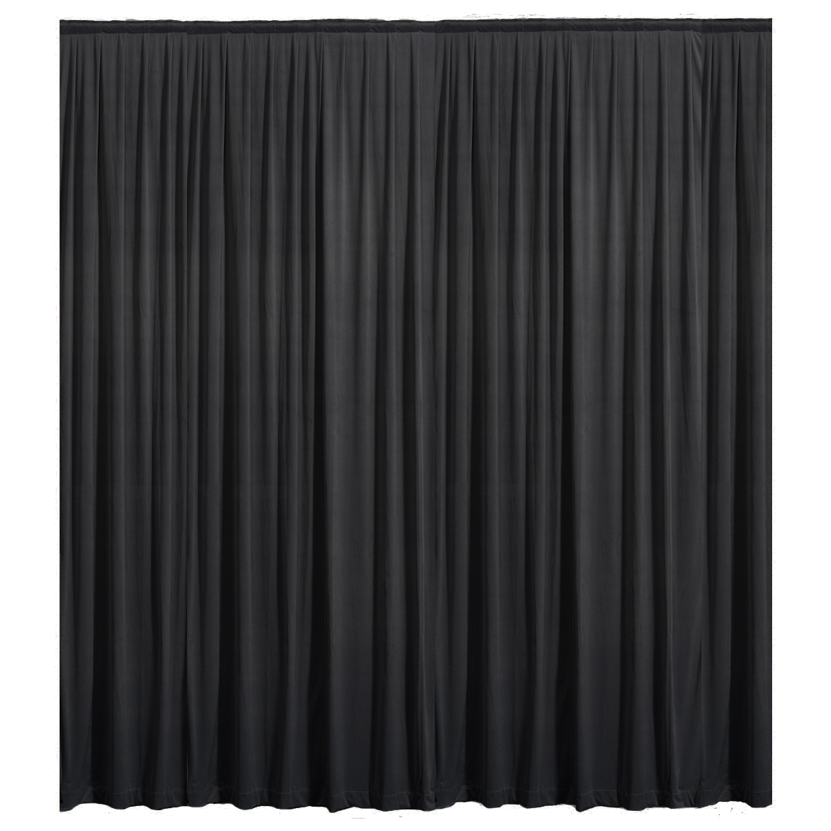 black curtain material
