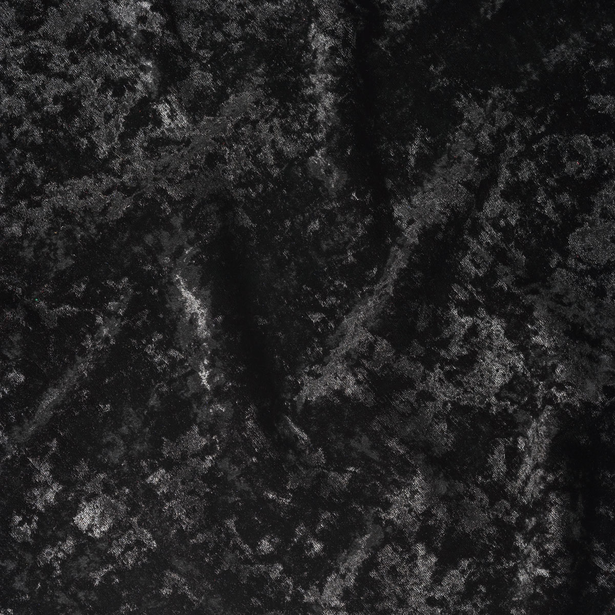 Black Panne Crush Velvet Backdrop Apparel Stretch Fabric - By The Yard - 60